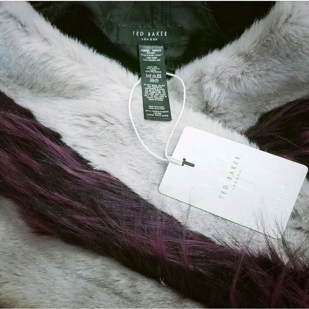 🍒NWT🍒 TED BAKER FAUX FUR SCARF
